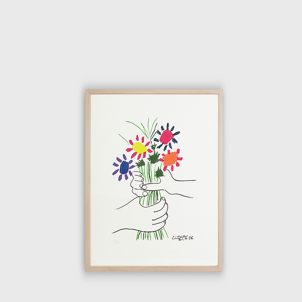 Pablo Picsso : &quot;Le Bouquet&quot; S.P.A.D.E.M  Addition Poster 1983