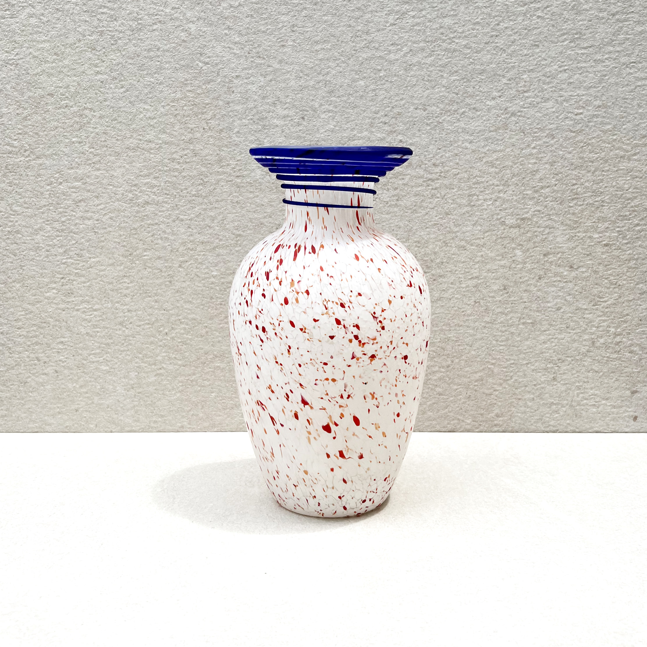 Murano Glass Vase 1980s