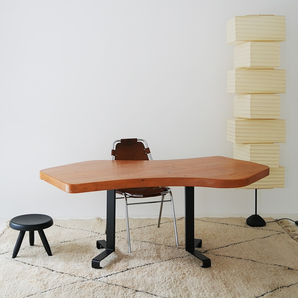 [SALE} Charlotte Perriand for Les Arcs Fome Libre Dining Table 1960s