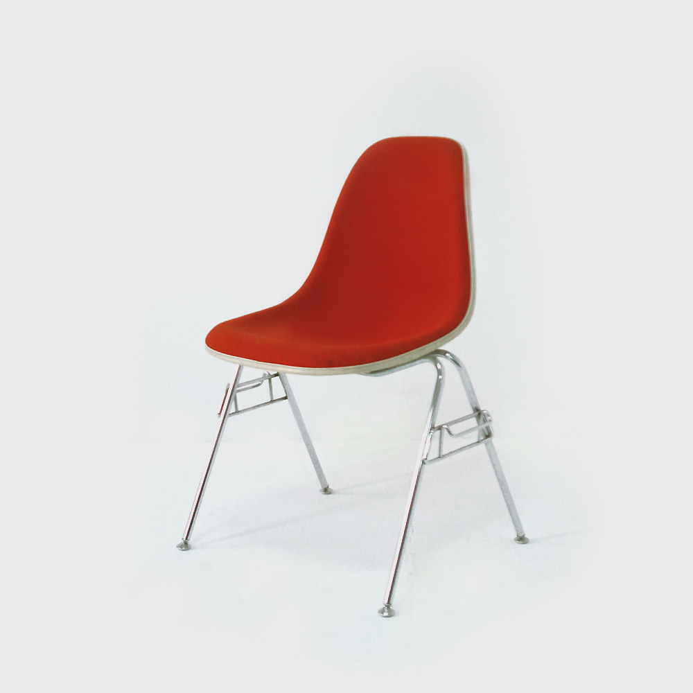 Herman Miller by Charles &amp; Ray Eames Vitra Girard Fabric DSS Shell Chair
