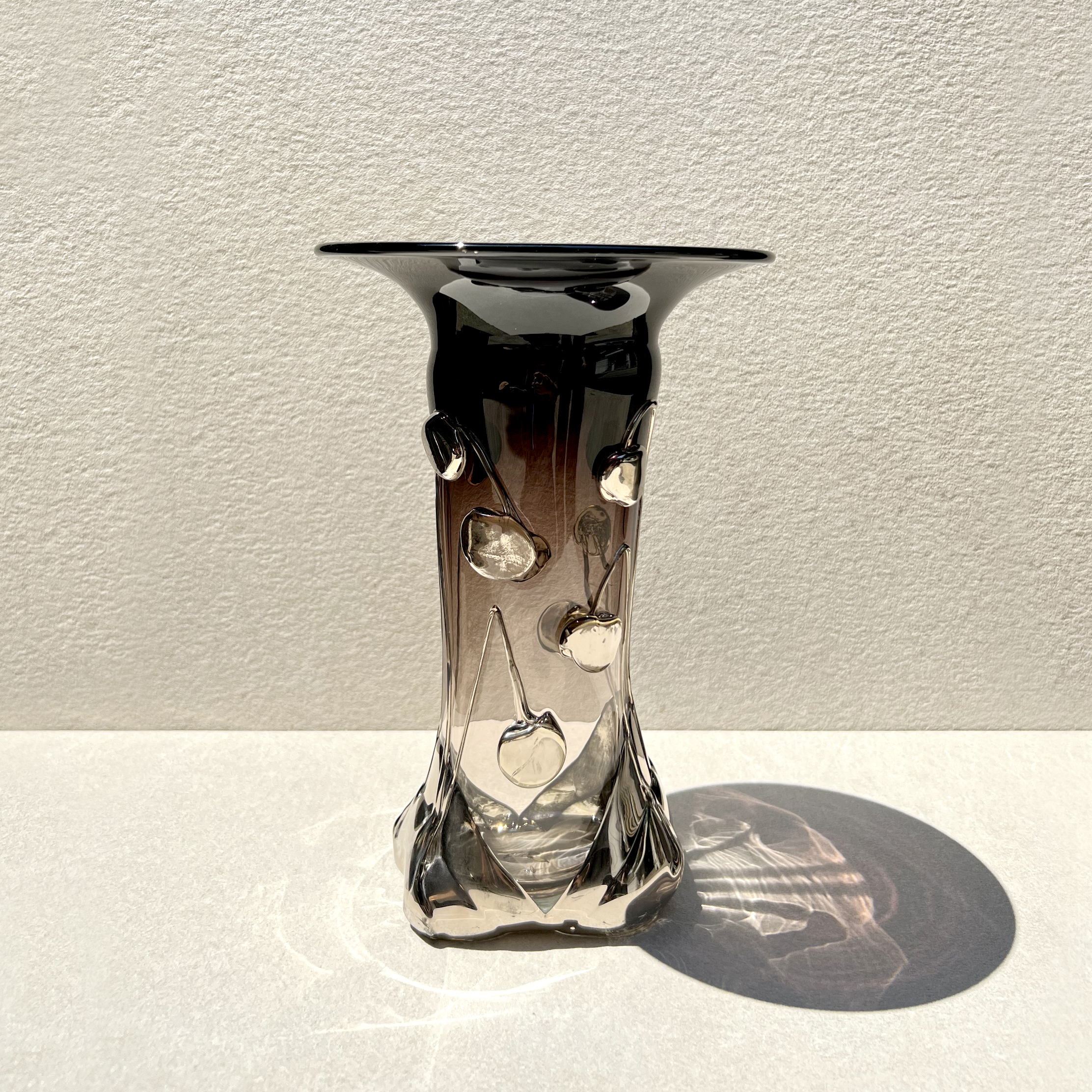 United States SamHerman Wayne Filan Glass Vase 1983s