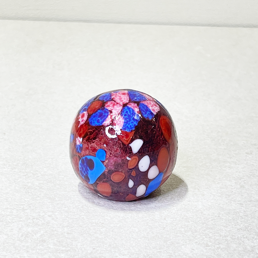 Deep Wine Color &amp; Small Colorful Dots Paperweights