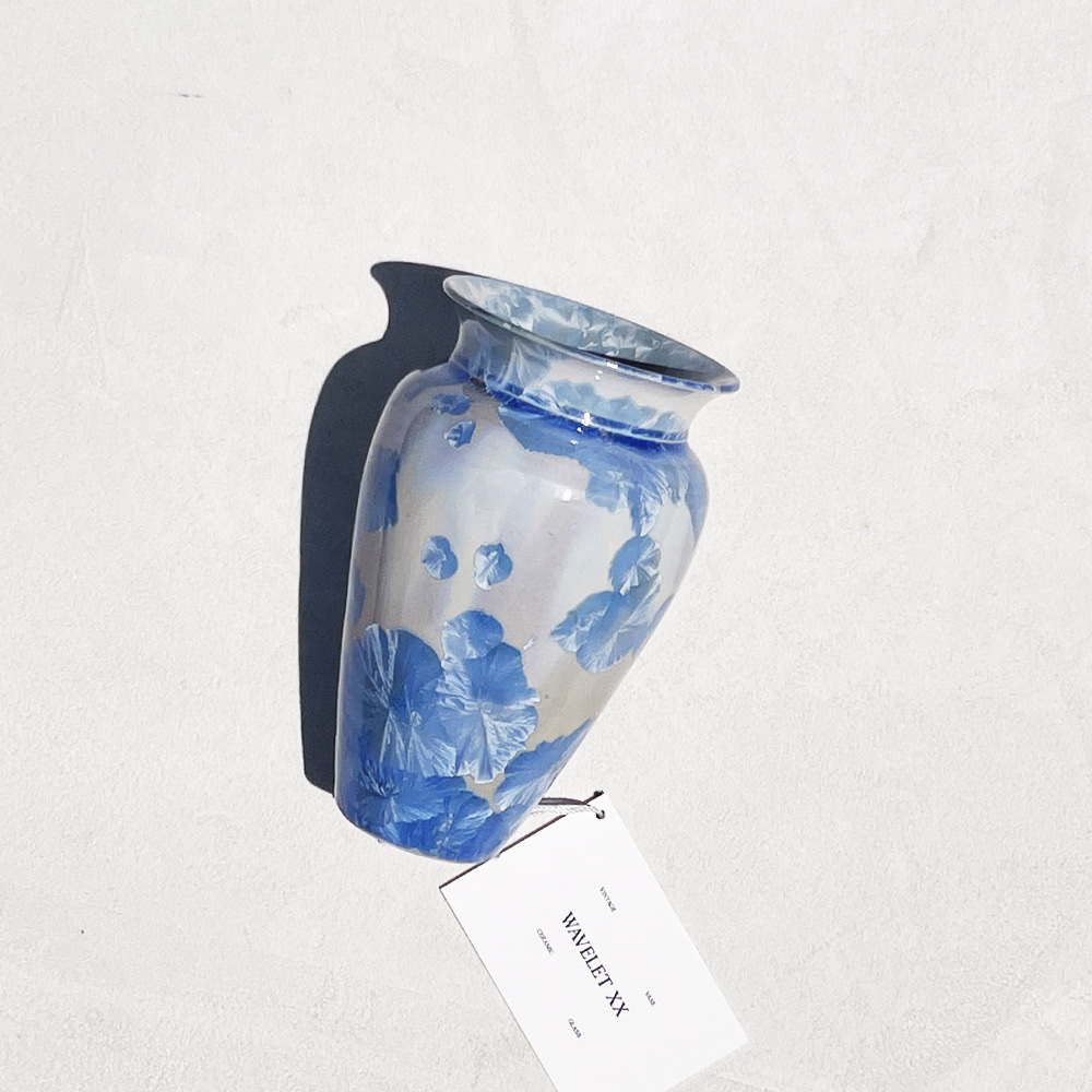 Studio Pottery Crystalline Glaze Vase