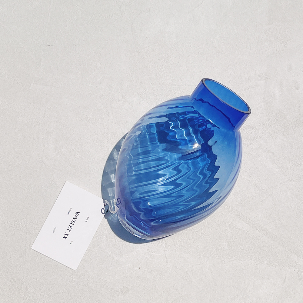 Tiffany &amp; Co Cobalt Blue Glass Vase [Dead stock]