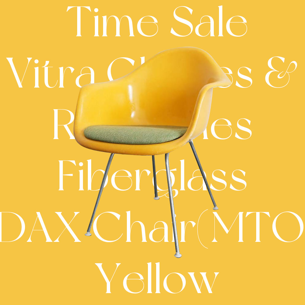 [Time Sale 50%]Vitra Herman Miller Charles &amp; Ray Eames Fiberglass DAX Chair (MTO)