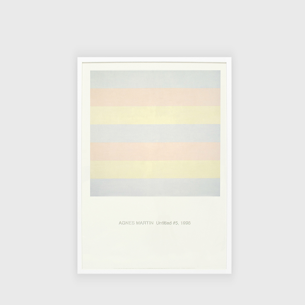 Agnes Martin : Untitled #5, Poster