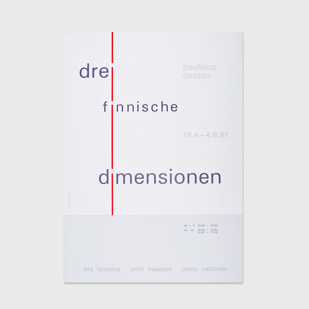 [DESIGN] Bauhaus drei finnische Dimensionen (1991)